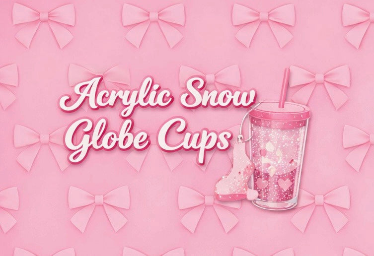 Custom Acrylic Snow Globe Cups