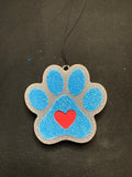 Dog paw w/ heart