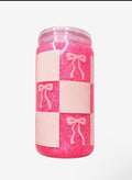 16 oz acrylic glitter cup